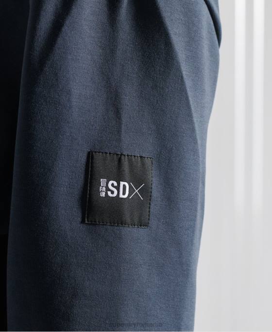 Superdry hanorac sdx box drop ediție limitată îmbrăcăminte albastru inchis bărbați JX0Z896