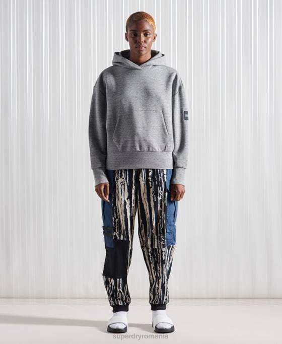 Superdry hanorac sdx box drop ediție limitată îmbrăcăminte gri bărbați JX0Z874