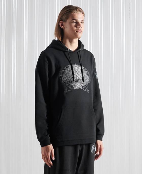 Superdry hanorac sdx nyc ediție limitată îmbrăcăminte negru bărbați JX0Z5237