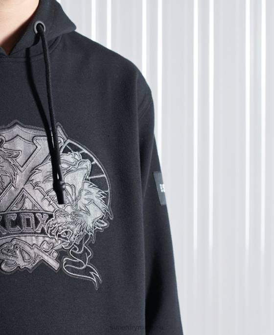 Superdry hanorac sdx nyc ediție limitată îmbrăcăminte negru bărbați JX0Z5237