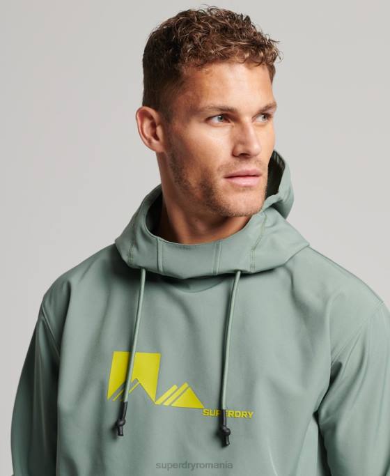 Superdry hanorac snow tech îmbrăcăminte verde bărbați JX0Z575