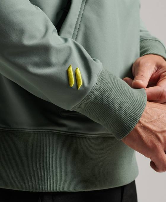 Superdry hanorac snow tech îmbrăcăminte verde bărbați JX0Z575