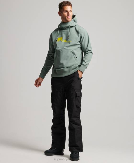 Superdry hanorac snow tech îmbrăcăminte verde bărbați JX0Z575