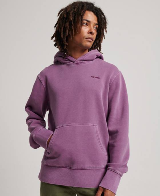 Superdry hanorac spalat vintage îmbrăcăminte Violet bărbați JX0Z818