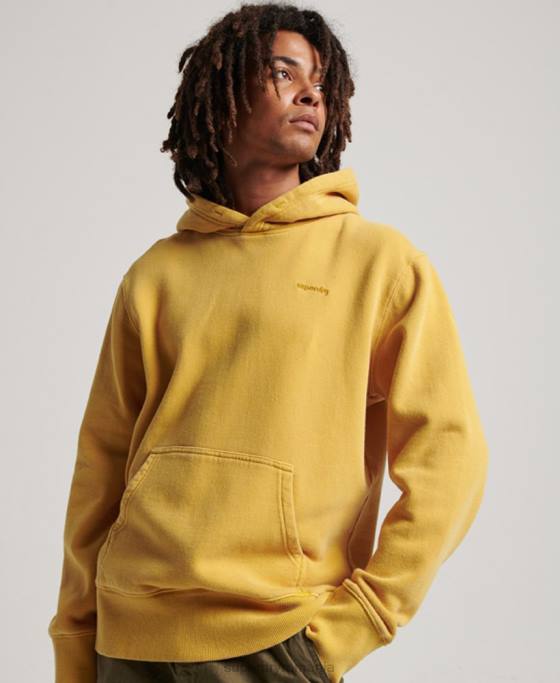 Superdry hanorac spalat vintage îmbrăcăminte aur bărbați JX0Z635