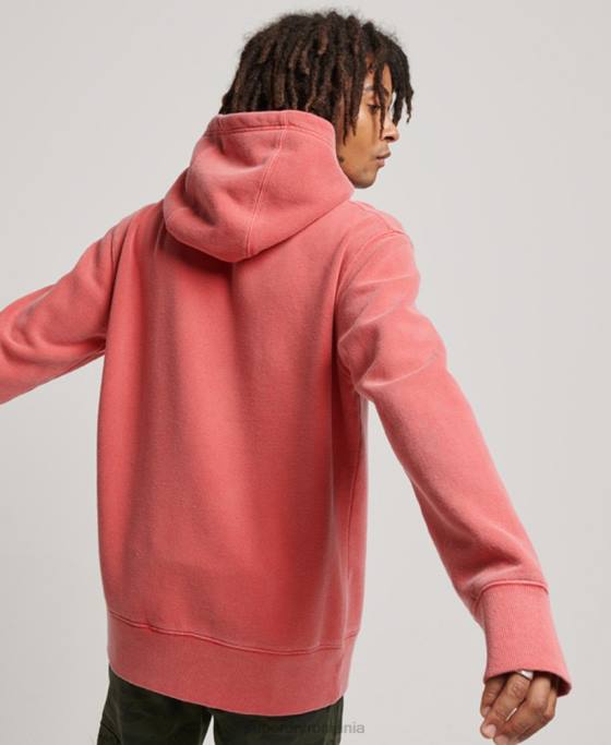 Superdry hanorac spalat vintage îmbrăcăminte roșu bărbați JX0Z483