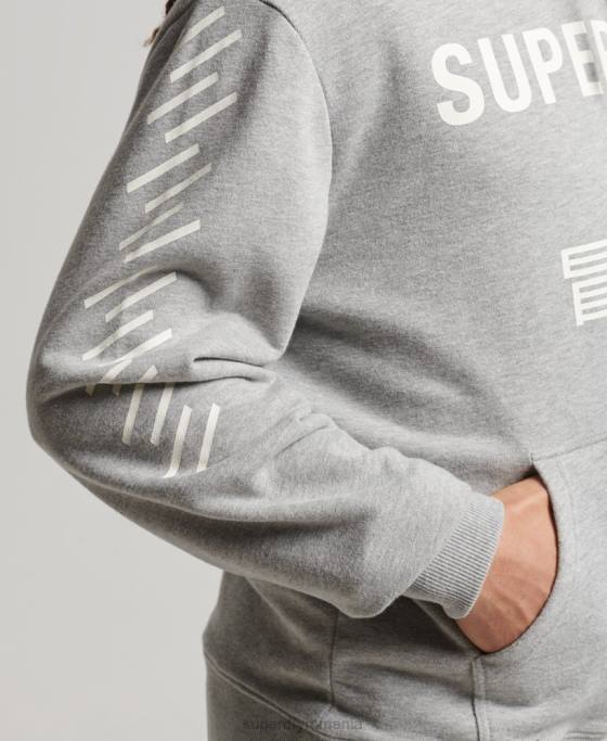 Superdry hanorac sport code core îmbrăcăminte gri bărbați JX0Z5007