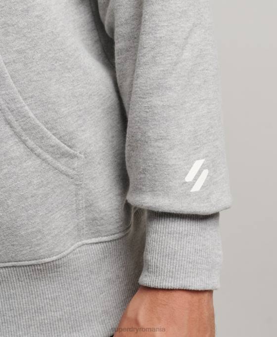 Superdry hanorac sport code core îmbrăcăminte gri bărbați JX0Z5007