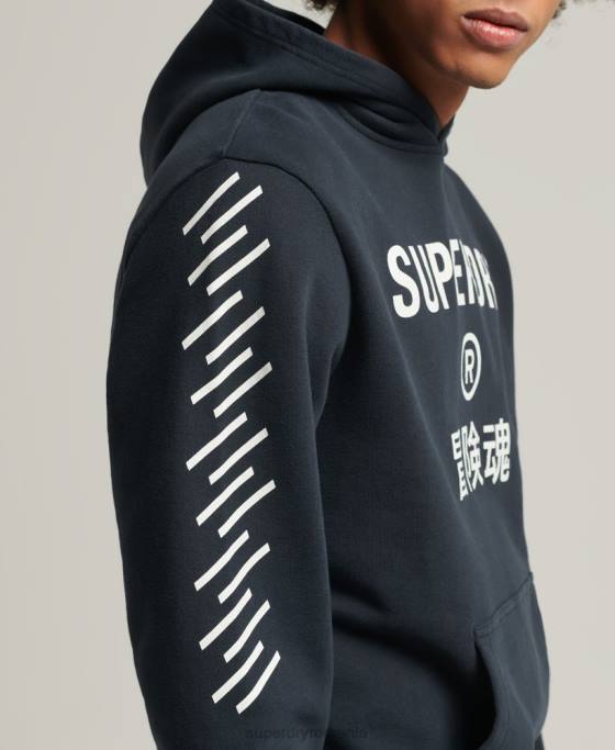 Superdry hanorac sport code core îmbrăcăminte marina bărbați JX0Z5213