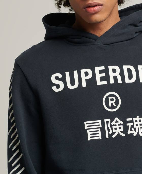 Superdry hanorac sport code core îmbrăcăminte marina bărbați JX0Z5213