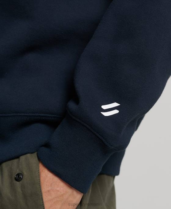 Superdry hanorac sport cu jumătate de fermoar îmbrăcăminte marina bărbați JX0Z621