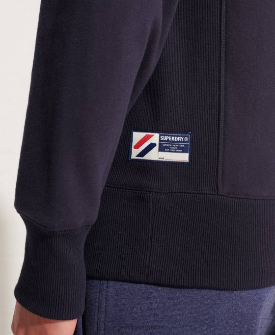 Superdry hanorac sportstyle esențial cu gâtul rotund îmbrăcăminte marina bărbați JX0Z5209