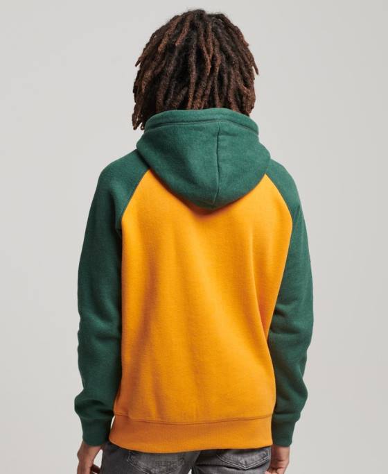 Superdry hanorac superbam raglan îmbrăcăminte aur bărbați JX0Z501