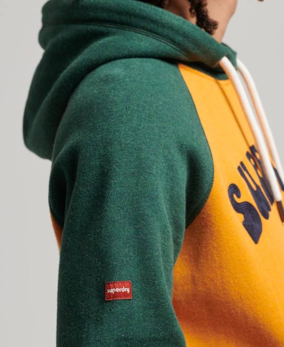 Superdry hanorac superbam raglan îmbrăcăminte aur bărbați JX0Z501