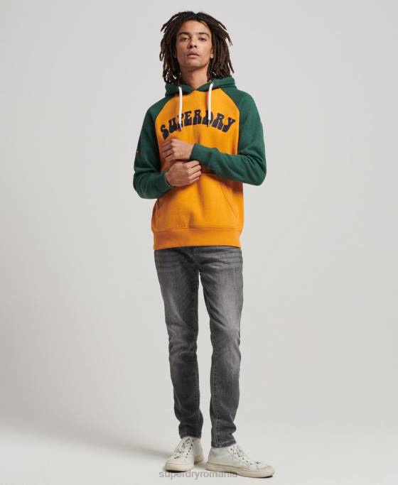 Superdry hanorac superbam raglan îmbrăcăminte aur bărbați JX0Z501
