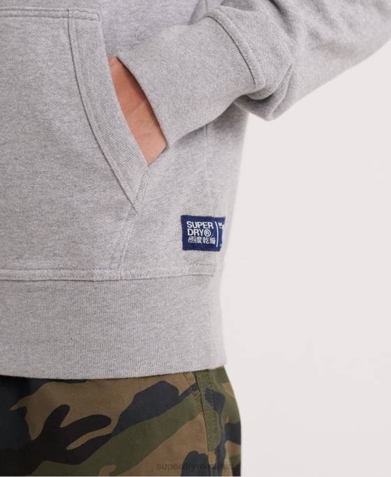 Superdry hanorac superstat îmbrăcăminte gri bărbați JX0Z902