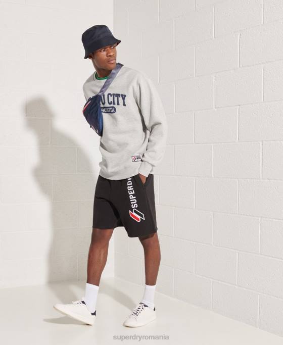 Superdry hanorac supradimensionat city college îmbrăcăminte gri bărbați JX0Z895
