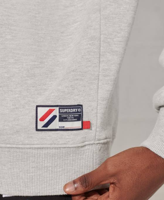 Superdry hanorac supradimensionat city college îmbrăcăminte gri bărbați JX0Z895