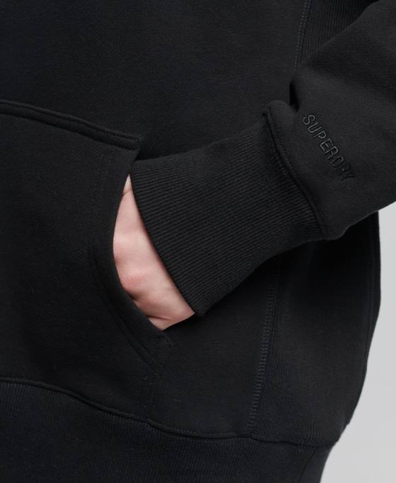 Superdry hanorac supradimensionat cod chenille îmbrăcăminte negru femei JX0Z5954