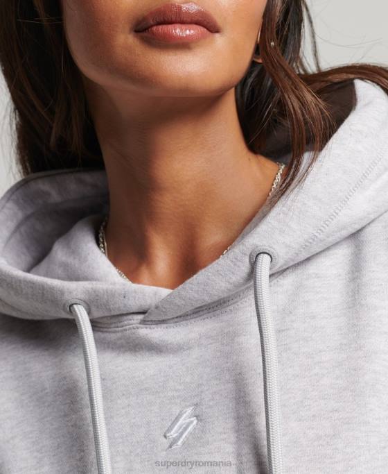 Superdry hanorac supradimensionat cu grafic script îmbrăcăminte gri femei JX0Z5801