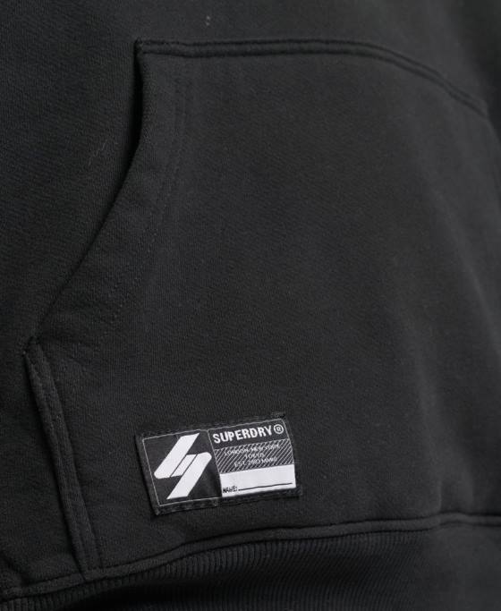 Superdry hanorac supradimensionat cu logo semitonal cod îmbrăcăminte negru femei JX0Z5791