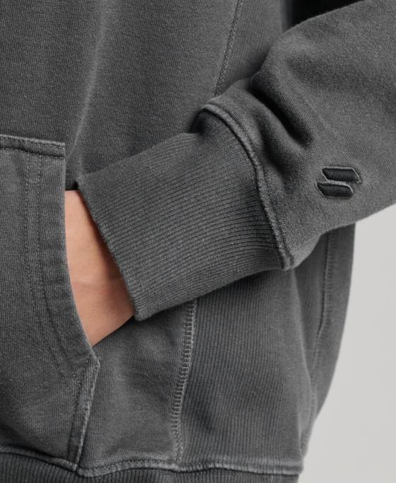 Superdry hanorac supradimensionat cu vopsea vestimentară îmbrăcăminte negru femei JX0Z5950