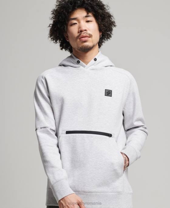 Superdry hanorac tech îmbrăcăminte gri bărbați JX0Z647