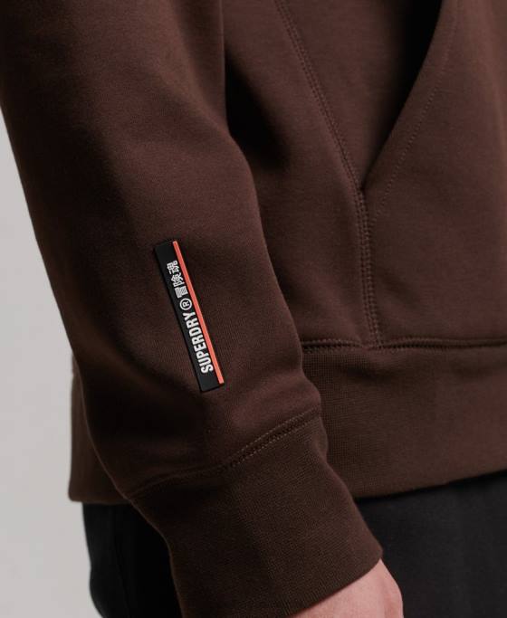 Superdry hanorac tech îmbrăcăminte maro bărbați JX0Z648