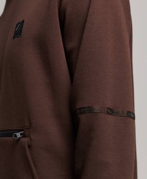 Superdry hanorac tech îmbrăcăminte maro bărbați JX0Z648