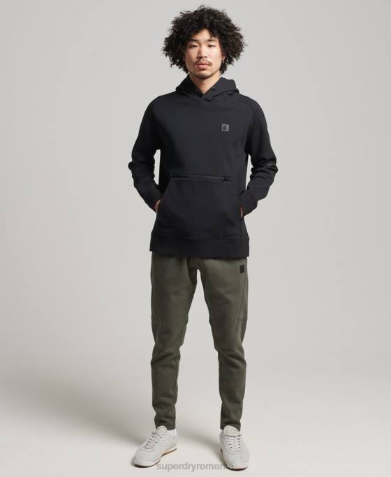 Superdry hanorac tech îmbrăcăminte negru bărbați JX0Z597
