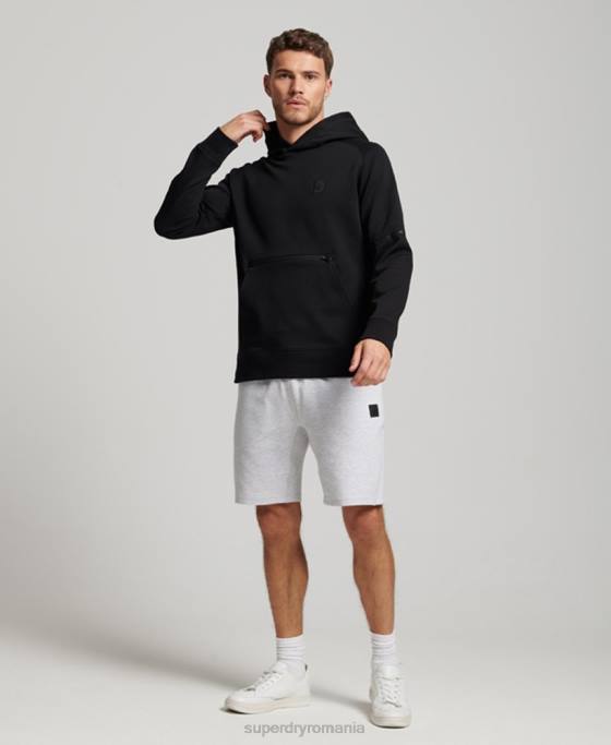 Superdry hanorac tech îmbrăcăminte negru bărbați JX0Z711