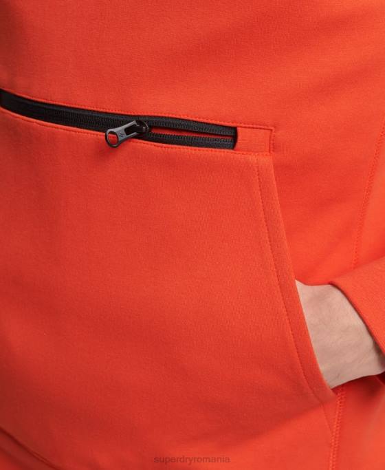Superdry hanorac tech îmbrăcăminte portocale bărbați JX0Z829