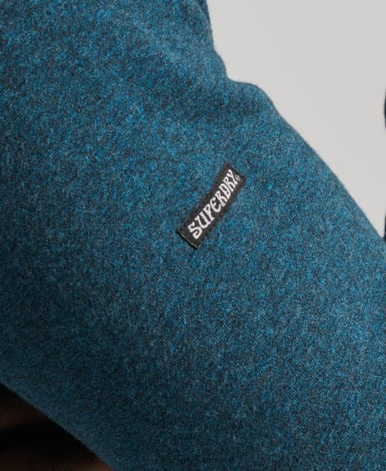 Superdry hanorac tonal local îmbrăcăminte albastru bărbați JX0Z862
