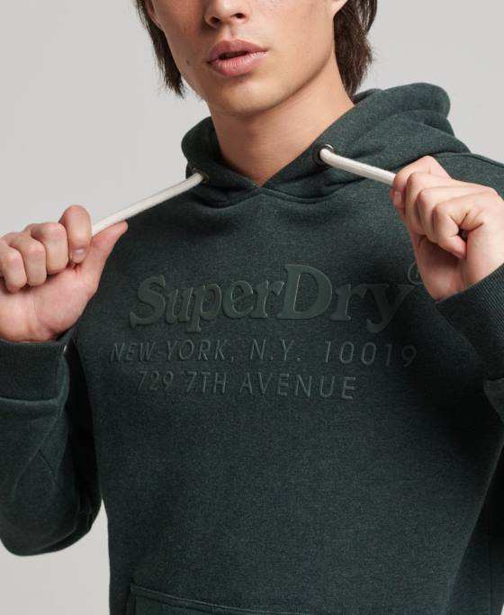Superdry hanorac tonal local îmbrăcăminte verde bărbați JX0Z5212