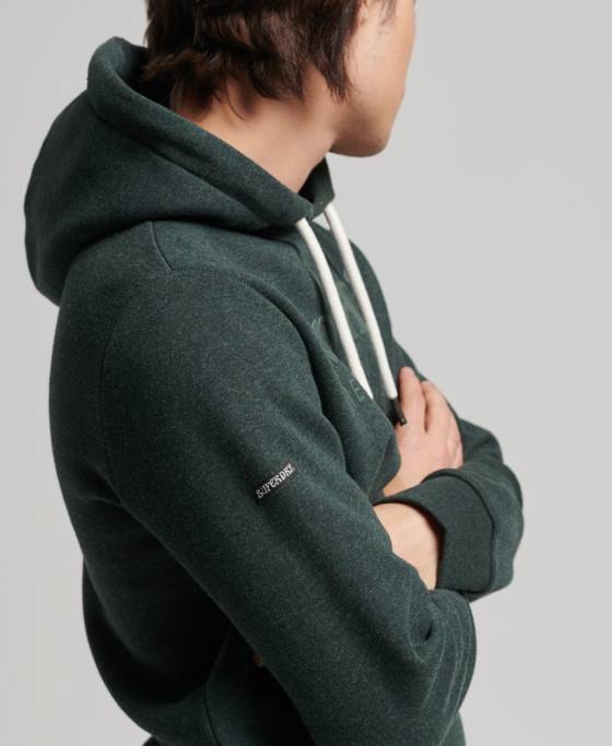 Superdry hanorac tonal local îmbrăcăminte verde bărbați JX0Z5212