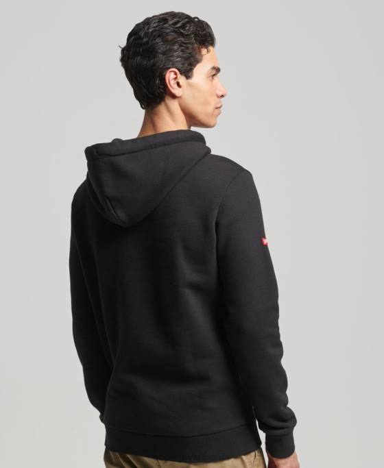 Superdry hanorac trading co îmbrăcăminte negru bărbați JX0Z781