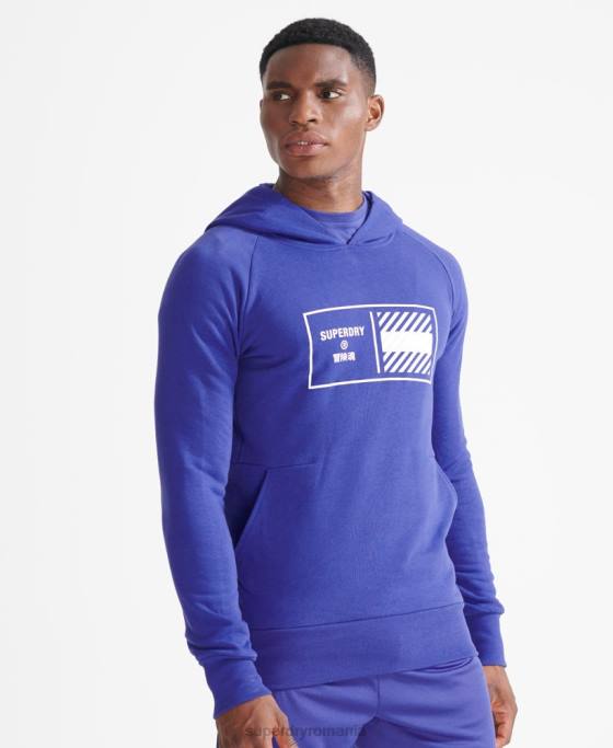 Superdry hanorac tren core îmbrăcăminte albastru bărbați JX0Z5230