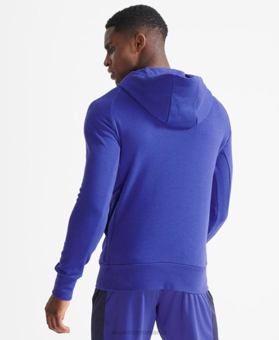 Superdry hanorac tren core îmbrăcăminte albastru bărbați JX0Z5230