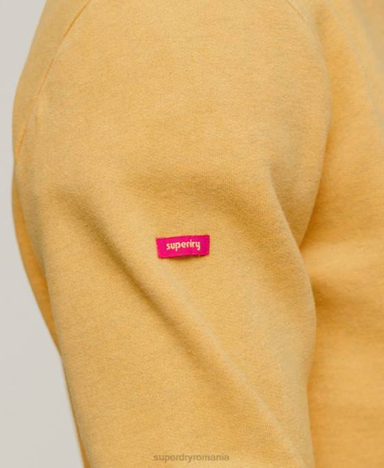 Superdry hanorac vintage city souvenir pentru echipaj îmbrăcăminte galben bărbați JX0Z606