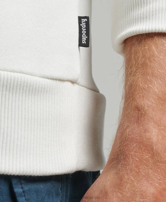 Superdry hanorac vintage cooper clasic crew îmbrăcăminte cremă bărbați JX0Z724