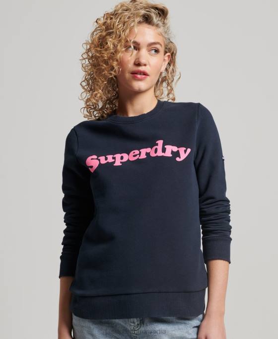 Superdry hanorac vintage cooper clasic crew îmbrăcăminte marina femei JX0Z2229