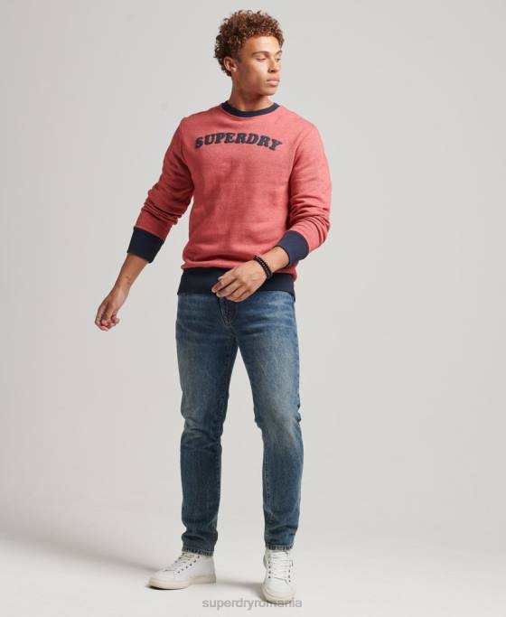Superdry hanorac vintage cooper clasic crew îmbrăcăminte roșu bărbați JX0Z5224