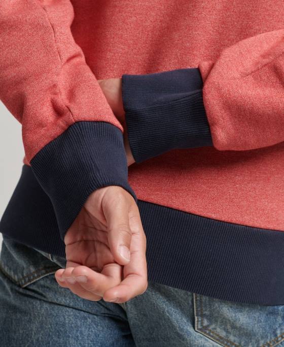 Superdry hanorac vintage cooper clasic crew îmbrăcăminte roșu bărbați JX0Z5224