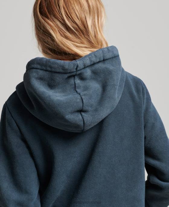 Superdry hanorac vintage cu fermoar curcubeu îmbrăcăminte marina femei JX0Z2192