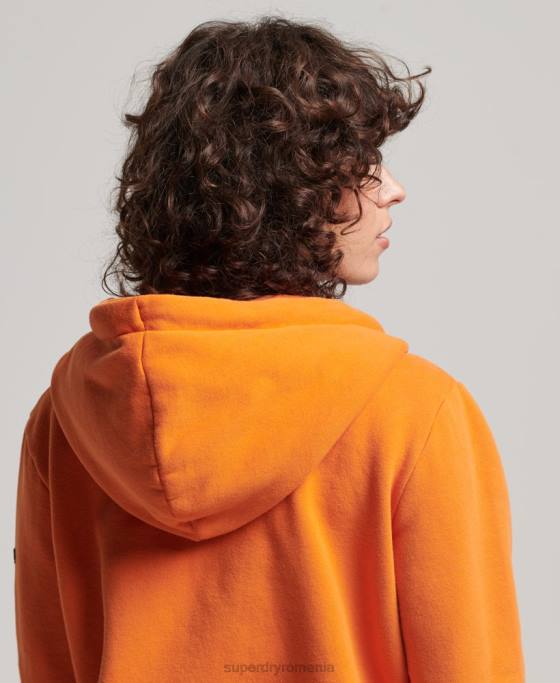 Superdry hanorac vintage cu fermoar curcubeu îmbrăcăminte portocale femei JX0Z2288