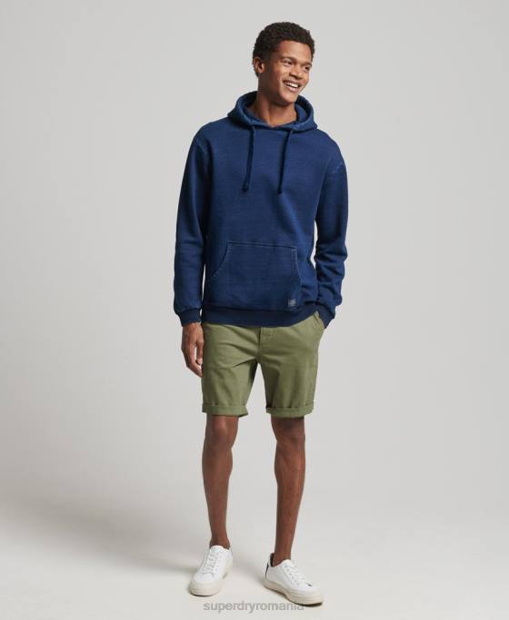 Superdry hanorac vintage indigo îmbrăcăminte albastru inchis bărbați JX0Z802