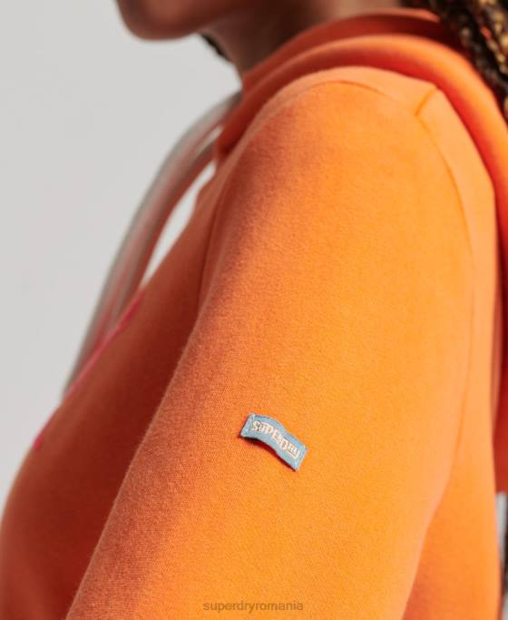 Superdry hanorac vintage pentru locație îmbrăcăminte portocale femei JX0Z2309