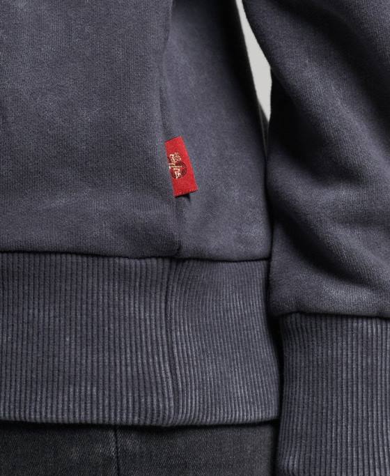 Superdry hanorac vintage pentru magazinul de produse comerciale îmbrăcăminte negru femei JX0Z3367