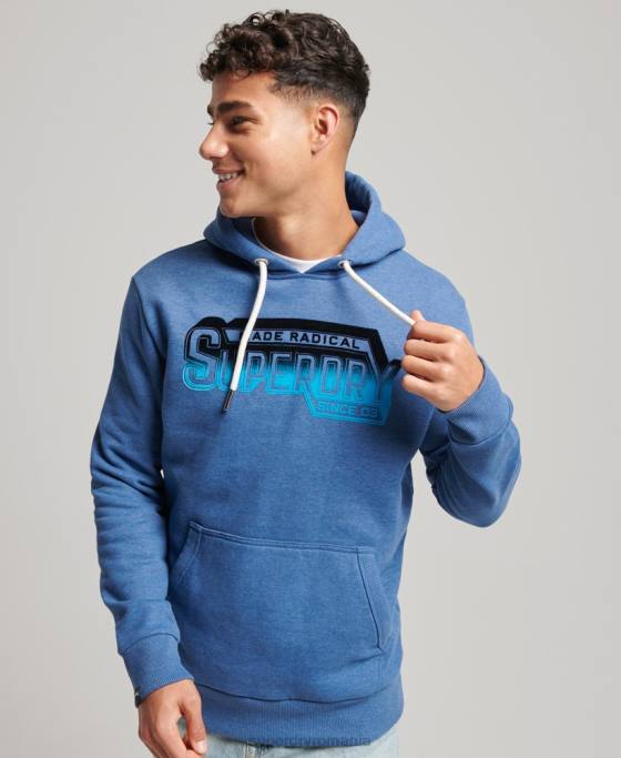 Superdry hanorac vintage shadow îmbrăcăminte marina bărbați JX0Z753