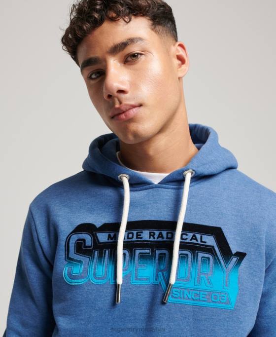 Superdry hanorac vintage shadow îmbrăcăminte marina bărbați JX0Z753